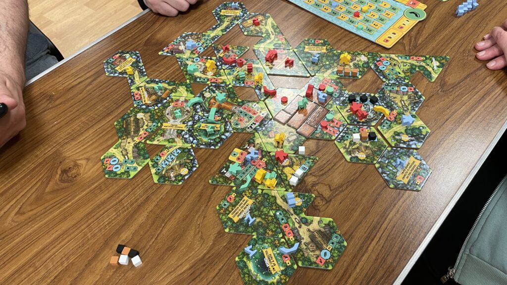 Hamlet: the Village Building Game Finished Board