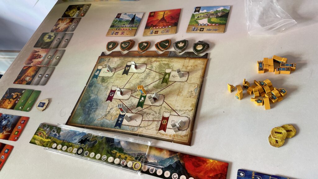 The Lord of the Rings Duel for Middle Earth Board